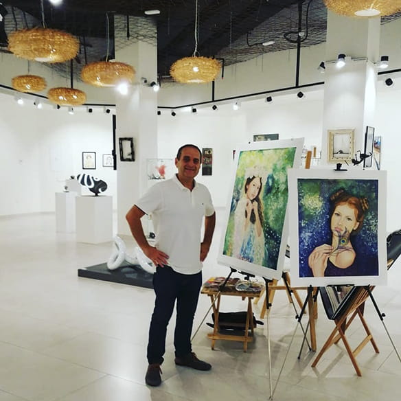 Venzi Petrov in the Art Gallery 2019